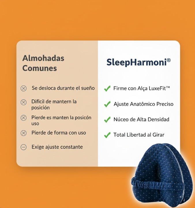 SleepHarmoni™ Almohada Ortopédica [Sueño con Confort Absoluto]
